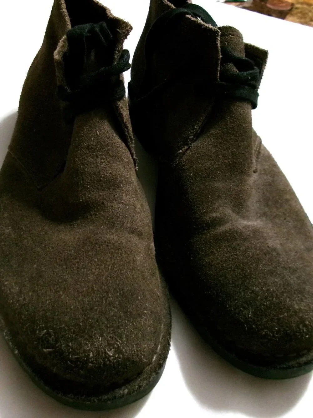 John Varvatos Brown Suede Lace Up Chukka Ankle Boots Size 8 M